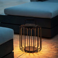 Outdoor waterproof modern solar garden lights artistic cage lights landscape lighting for gardens, villas, and portable use