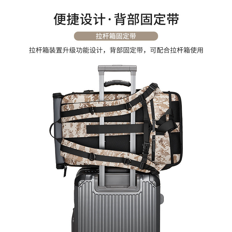 New men's backpack outdoor waterproof camouflage sports backpack camping luggage bag large capacity travel mountaineering bag