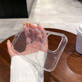 Transparent glitter suitable for apple 16promax simple mobile phone case iphone13/xr anti-fall tpu protective case 15