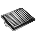 Outdoor thickened picnic charcoal barbecue frying pan barbecue plate iron plate neutral plate stripesfor home non-stick grill pan
