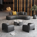Luxury office reception sofa set, coffee table, hotel lobby seating area sofa, new beauty salon sofa
