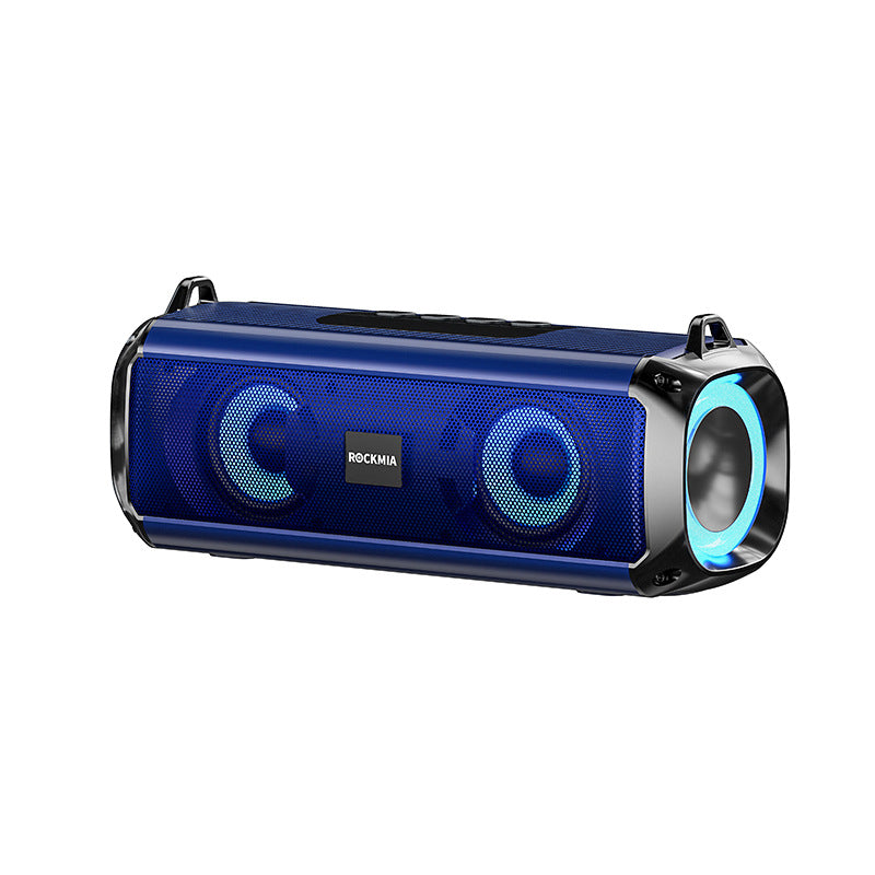 New wireless bluetooth speaker - portable subwoofer with lights, outdoor deep bass mini speaker, supports card playback