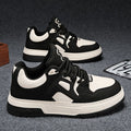 Men's shoes: 2025 spring new arrivals - premium, versatile black and white panda sneakers - student style, athletic, casual, and trendy white shoes