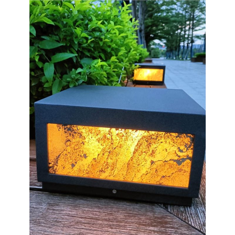 Solar lights, outdoor garden lights, landscape lights, waterproof lawn lights, solar column lights, wall lights, slate lights