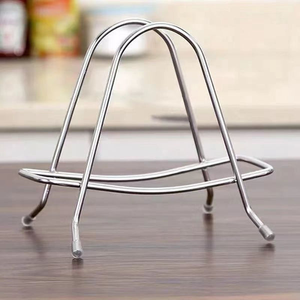 Thickened stainless steel cutting board rack No punching Kitchen cutting board rack Pot lid rack Cutting board rack Chopping board Storage good things