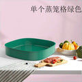 Microwave-safe steaming container - food-grade transparent steamer for hot steamed buns, multi-purpose hot dish keeper with lid for home use