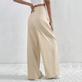 spring/summer new arrival: cross-border  fashion - european & american style commute-ready pleated wide-leg casual trousers, loose fit long pants