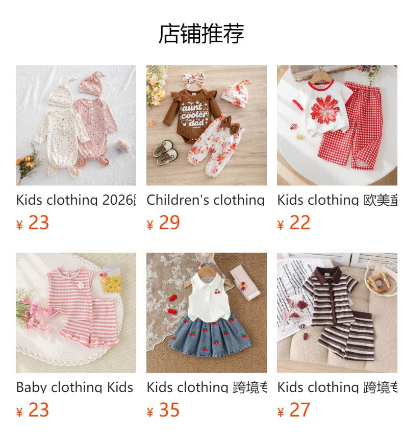 Children's clothing cross-border european and american girls long sleeves stripes jumpsuit baby children's clothing suit