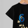 "stylish digital 67 print," perfect for summer wear, boys' outdoor sports t-shirt set