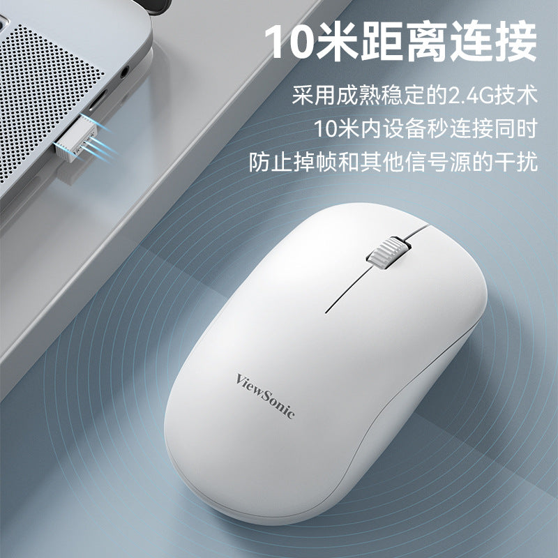 Viewsonic mw211 mini 2.4g wireless mouse - ideal for desktops, laptops, office work, and business use