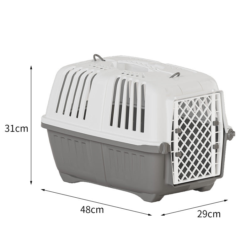New pet air box wholesale large portable car pet bag Meow air freight box portable out pet box