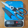 Multifunctional and powerful kitchen scissors for cutting bones, household sharp food scissors, stainless steel food, fish killing, and walnut clamping