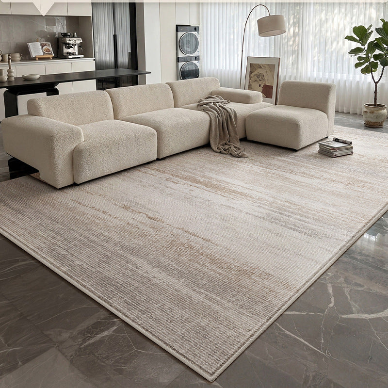 New living room rug: italian modern, light luxury, high-end, waterproof, stain-resistant, thickened sofa bedside rug, bedroom carpet