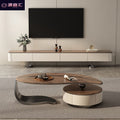 Creative leaf coffee table - unique shape, perfect for small spaces, high-end designer style, ideal for villas, living rooms, and modern luxury home decor. can be used as a coffee table or tv stand