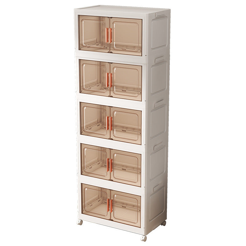 Installation-free folding storage cabinets, storage cabinets, household living room, toy cabinets, sorting boxes, storage boxes, kitchen lockers