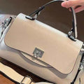 Top-grain leather women's 2024 fall/winter new arrival handbag, genuine leather women's bag, shoulder bag, crossbody bag, large capacity