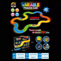 New arrival cross-border assembleable kids toys cool luminous track toy car lighting toys patchwork track piece