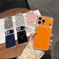 Magnetic transparent case suitable for iphone 17 full series magsafe wireless charging mobile phone case apple 16/15 hard case
