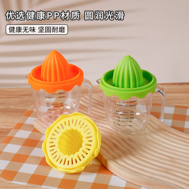 Best selling manual juicer with lid lemon cup fruit juicer for home portable mini juicer cup spot wholesale