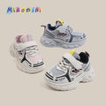 spring new children's athletic shoes, breathable mesh boys' running shoes, soft sole girls' chunky sneakers, ages 1-6