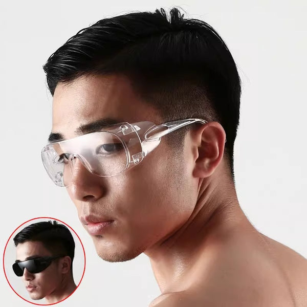 Welder's goggles anti-splash green strong light protection welding argon arc welding windproof protective glasses electric welding grinding