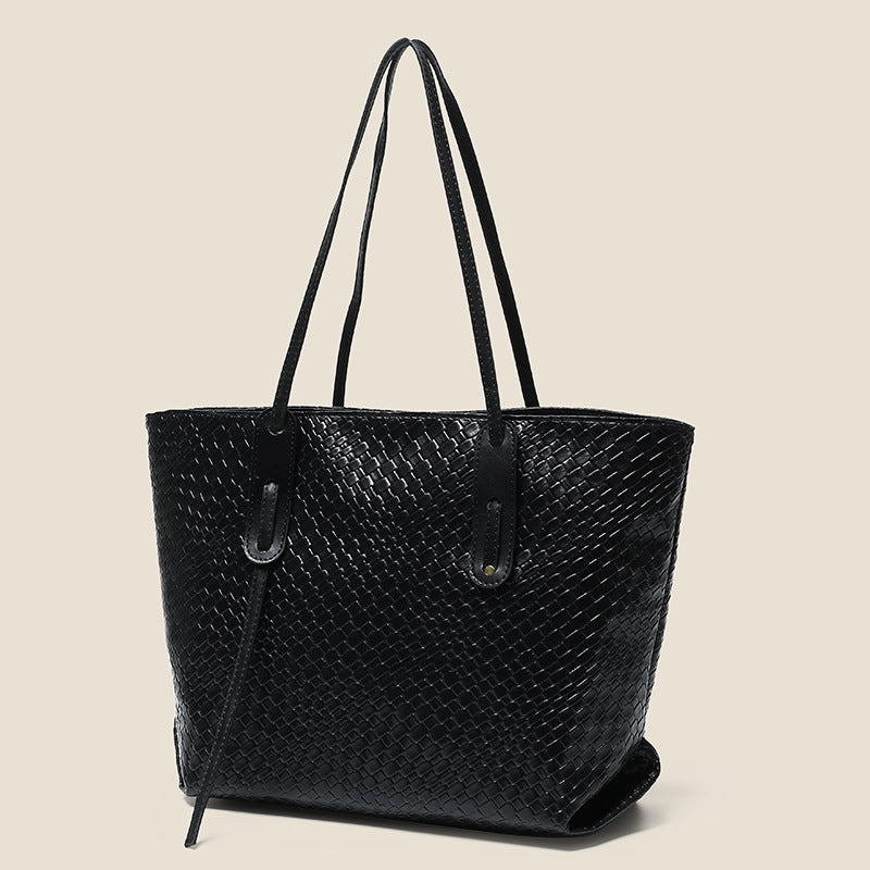 2026 new large capacity woven tote bag - stylish and versatile shoulder bag, underarm bag, retro and versatile tote bag for women