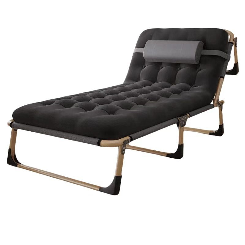 Foldable bed single bed for homesc portable multifunctional recliner office simple lunch break bed adult simple camp bed
