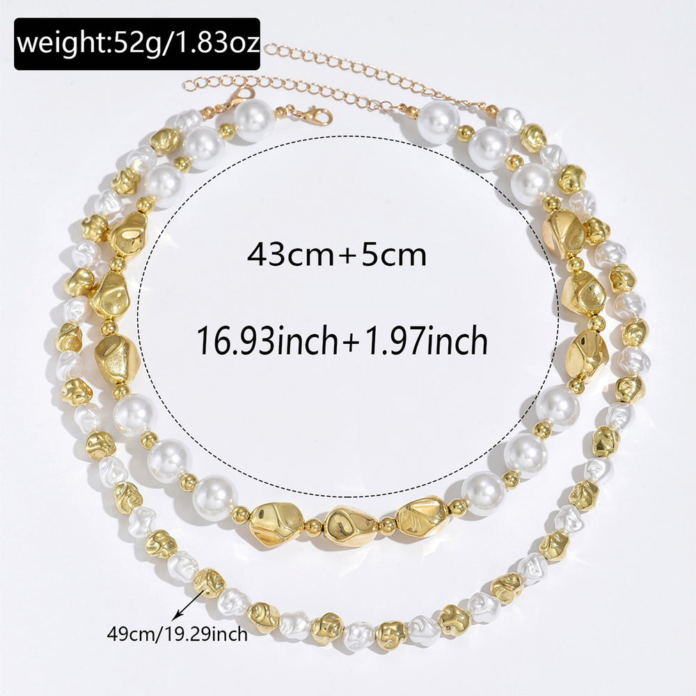 Wholesale vintage faux pearl necklaces - european & american style, statement pieces, niche design, accessible luxury accessories, high-end women's autumn/winter sweater chains