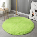 Silk wool round rug, floor mat, living room bedroom carpet, bedside mat, foot mat, computer chair pad, yoga mat