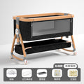Wood grain aluminum alloy - black grey - standard model - waterproof pad + shaping pillow