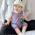 Summer outfit for baby boys and girls: lightweight sleeveless romper - newborn bodysuit, wide shoulder tank top, perfect for crawling and outdoor wear