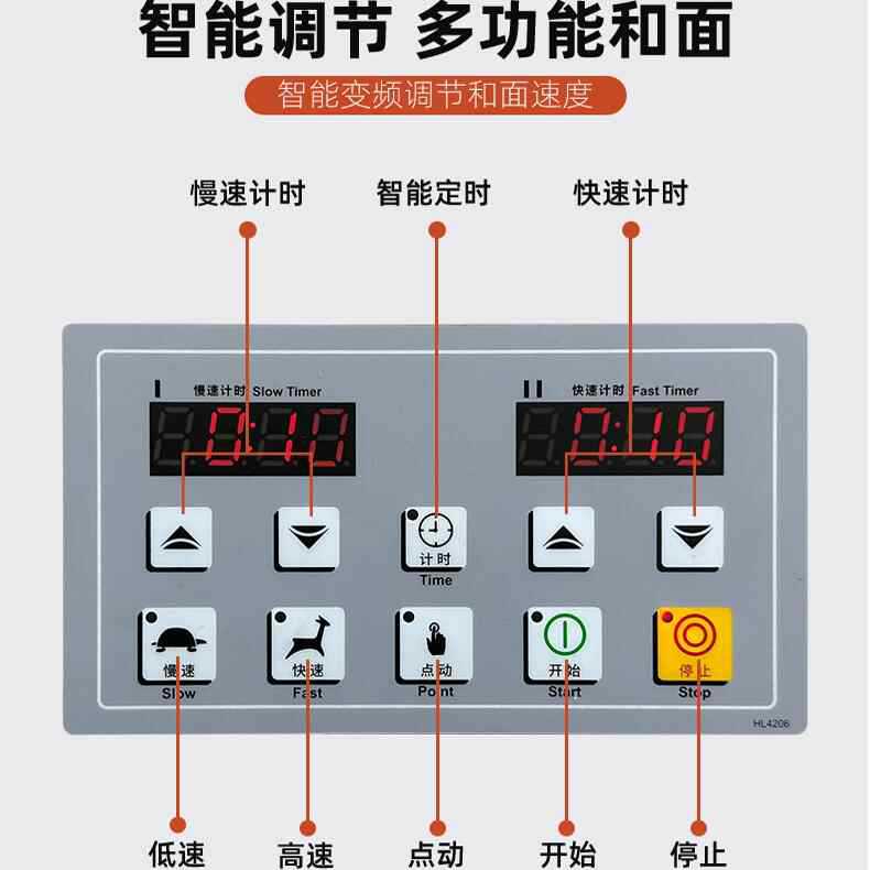Henglian commercial dough mixer 10kg - large capacity dough kneader h20/h30 - double action, dual speed dough mixer for kneading and mixing