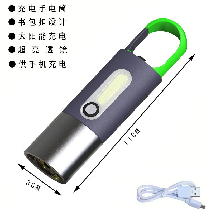 Four nuclear explosions bright flashlight strong light rechargeable 100,000 lumens strong light special forces outdoor multi-function led long-range shooting