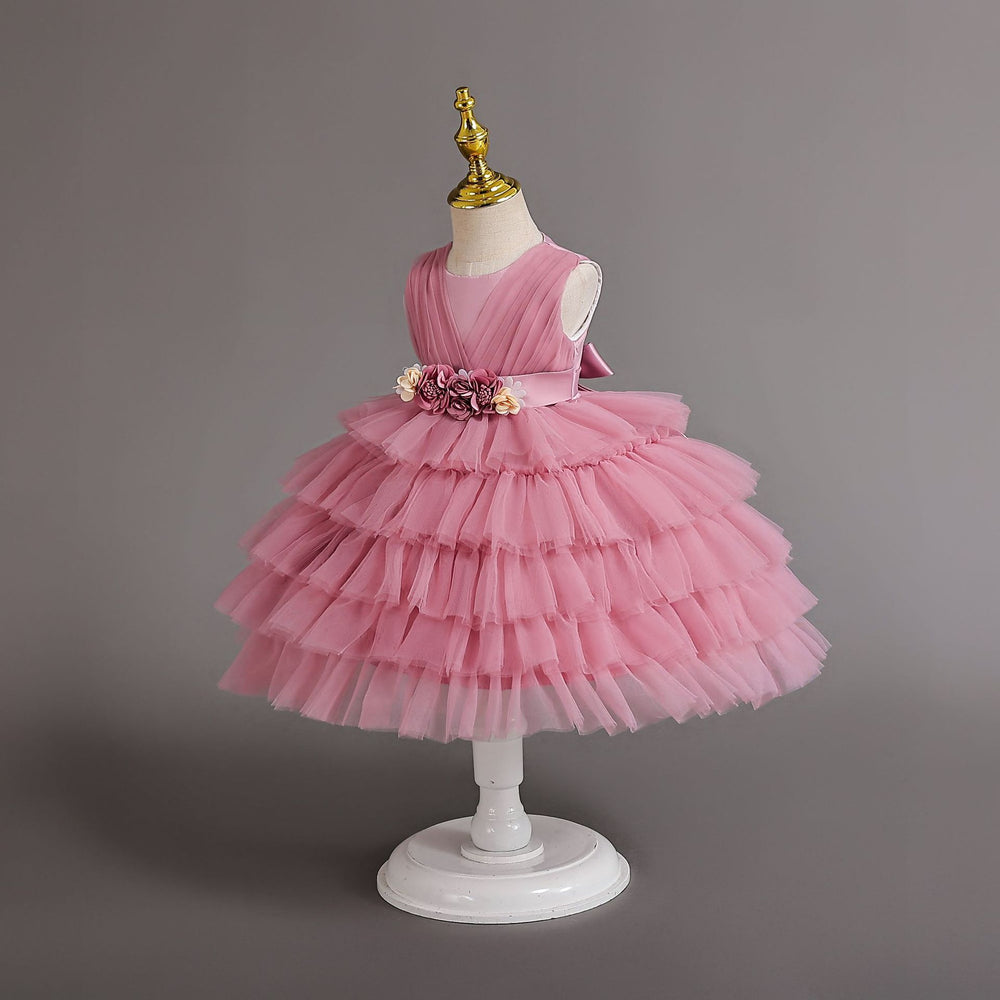 New wholesale kids dress tutu cake princess dress baby girl baby catch week dress girl dress