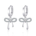 Export beautiful bows pendant earrings stylish ring earrings trendy new products for girls party holiday gifts