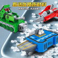 Digital transformation combination robot king kong mecha children's educational assemble building blocks boy toy letter autobot