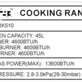 0.1kg head eye stove gas gas oven all-in-one countertop upright oven automatic ignition