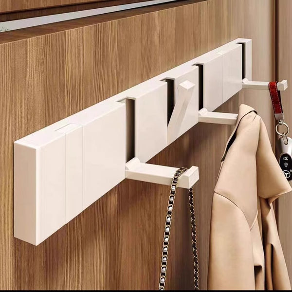 Thickened invisible hook, hanger, wall-mounted door, back fitting room, wall entrance, hat row hook, no punching and folding