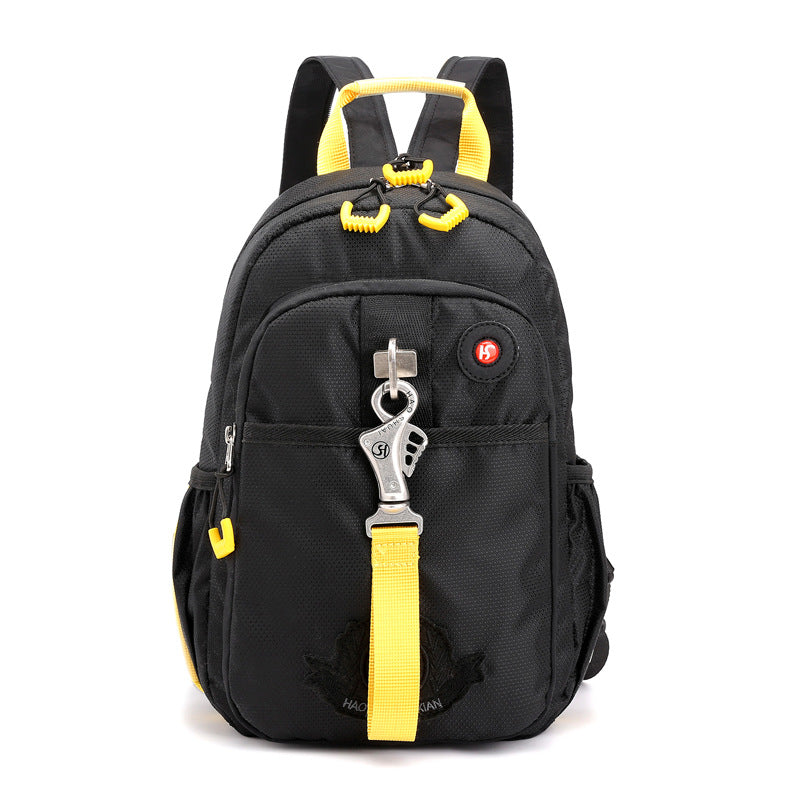 New  messenger bag men's leisure sports lightweight breast bag single shoulder double shoulder dual-purpose nylon backpack factory direct sales