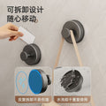 Suction cup door back hook for hanging clothes, adhesive hook, casual creative kitchen adhesive hook, punch-free hook, strong adhesive