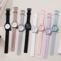 New arrival exam-specific kids quartz watch women's high-looking waterproof student niche style forest style retro women's watch