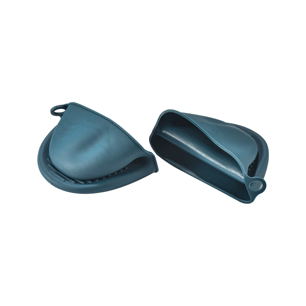 Fabric oven mitts - washable kitchen gloves for pots, pans, and grilling