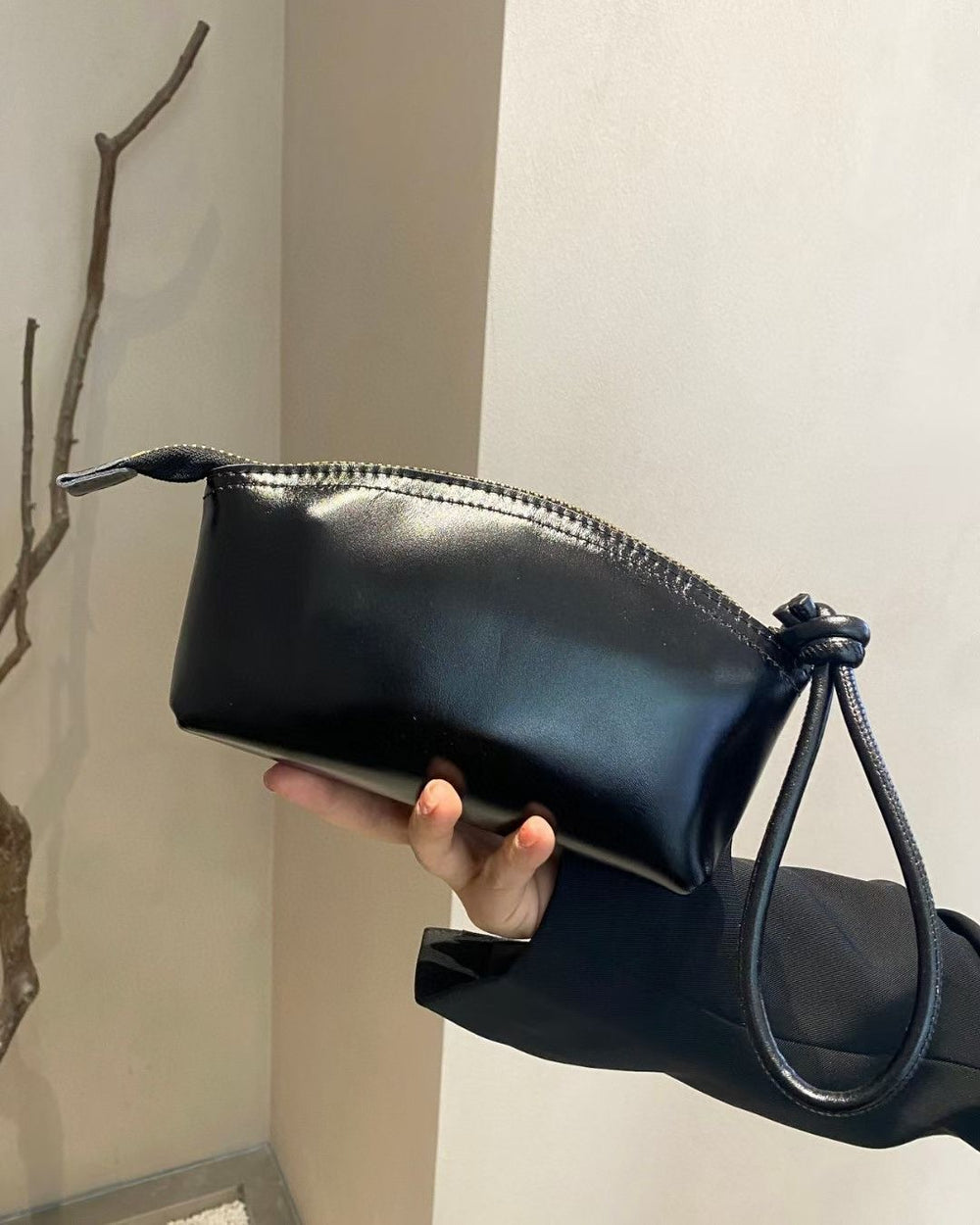 Retro first-layer cowhide women's bag women's bag fashion practical dumpling bag shell bag casualeasiest for match clutch bag