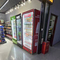 Large single door beer cabinet bar refrigerated display cabinet commercial refrigerator supermarket fresh-keeping cabinet freezer beverage cabinet quick cooling