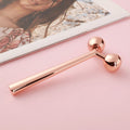 Factory direct zinc alloy roller massager - manual facial lifting & firming v-line beauty massage tool