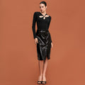 tr she hot petal seal black tight stretch cut outslimming looksense of designsexyjumpsuit bottom