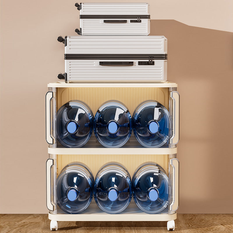 Multi-layer baby wardrobe Thickened baby storage cabinet Household snack sorting box Clothes storage Folding storage cabinet