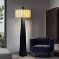 Artificial marble resin floor lamp - decorative statement piece for home, living room, sofa side, tv cabinet, and new home celebrations