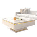 Rock slab mahjong table all-in-one dining table coffee table accessible luxury modern square multi-functional adjustable dual-purpose for home mahjong machine