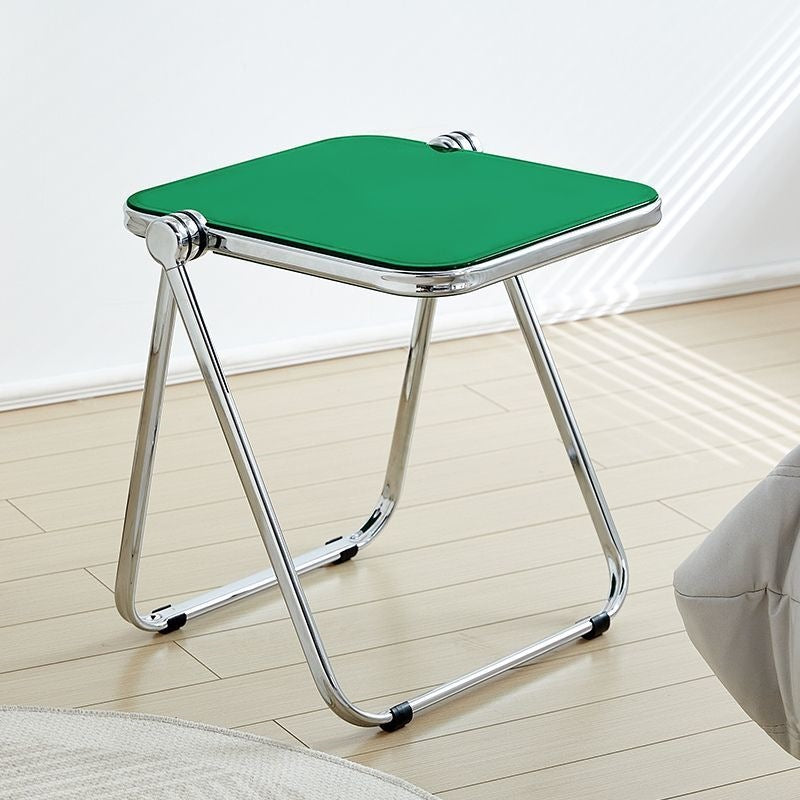 Transparent foldable small coffee table casualfor homecasual sofa corner table balcony small table scandinavianaccessible luxury bedroom side table